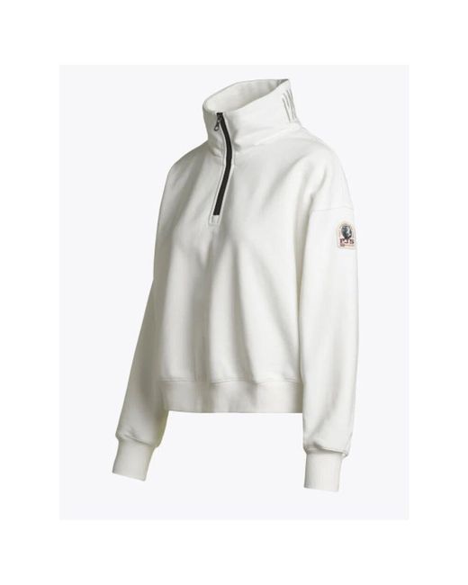 Parajumpers White Oversize alida sweatshirt