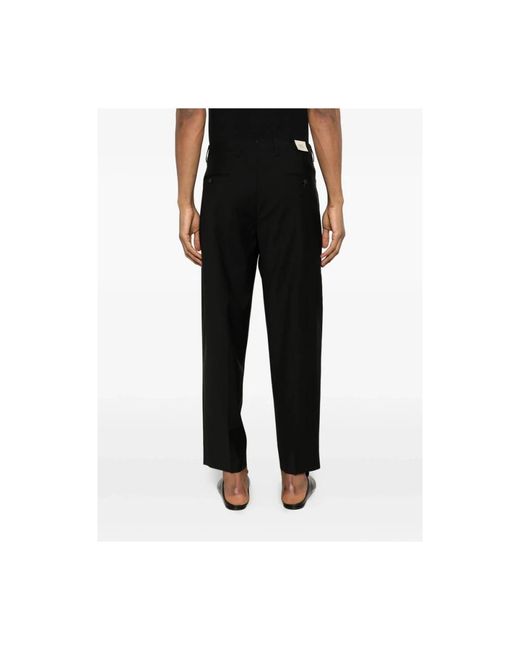 BRIGLIA Black Suit Trousers for men