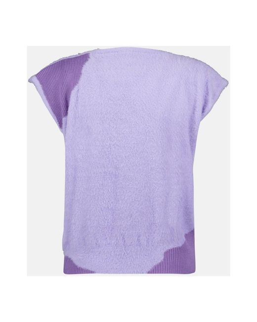 MM6 by Maison Margiela Purple T-Shirts