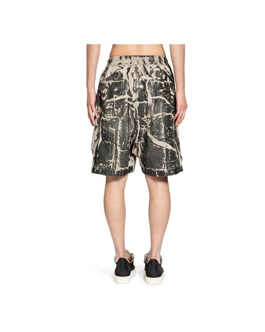 Rick Owens Gray Casual Shorts for men