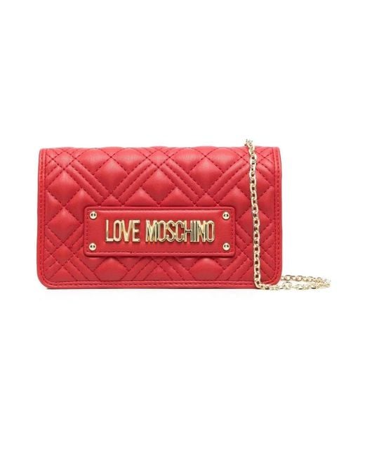 Love Moschino Red Wallets cardholders