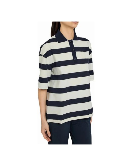 Max Mara Blue Polo Shirts