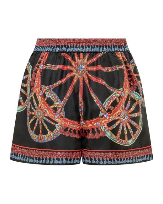 Dolce & Gabbana Red Casual Shorts