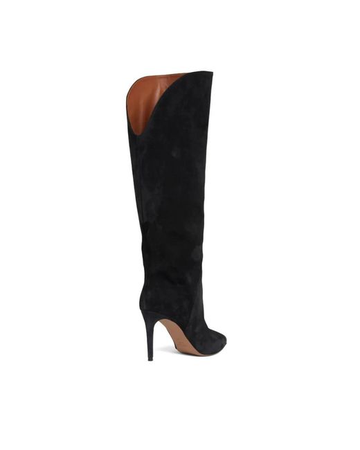Paris Texas Black Heeled Boots