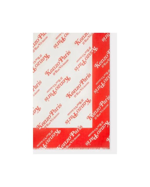 KENZO Red Scarves