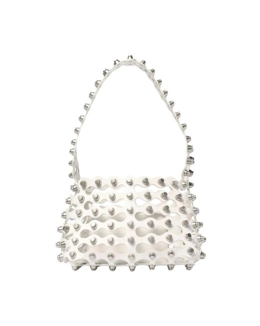 Alexander Wang White Shoulder Bags