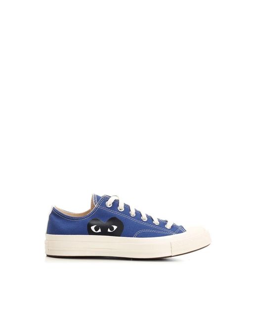 COMME DES GARÇONS PLAY Blue Sneakers for men