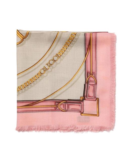 Gucci Silky Scarves in het Pink voor heren