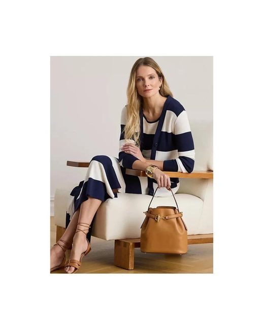 Ralph Lauren Brown Bucket Bags