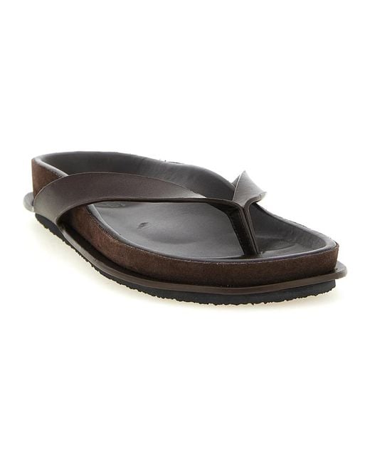 Jacquemus Black Flip Flops