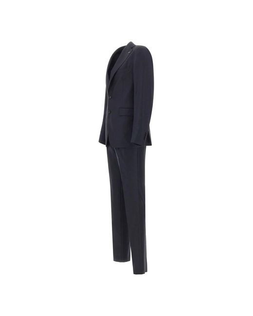 Tagliatore Blue Single Breasted Suits for men