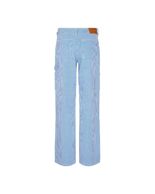 Straight Trousers Sofie Schnoor de color Blue