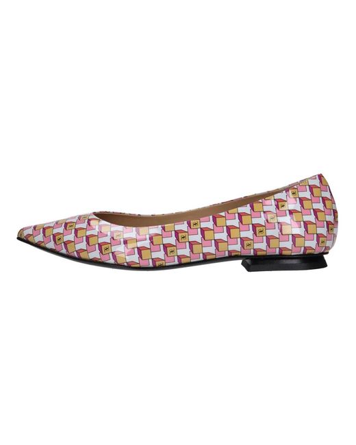 Fabi Pink Ballerina Shoes