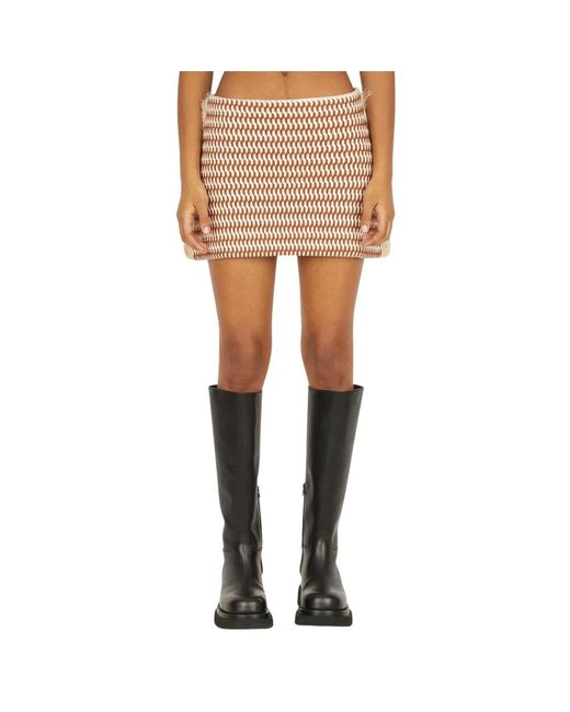 DURAZZI MILANO Orange Short Skirts