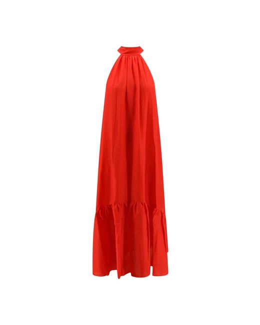 Maxi dresses Semicouture de color Red