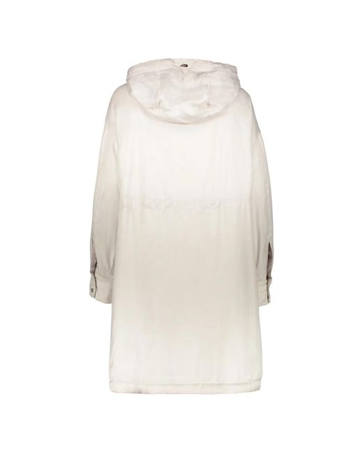 Herno Hooded Jacket in het Natural