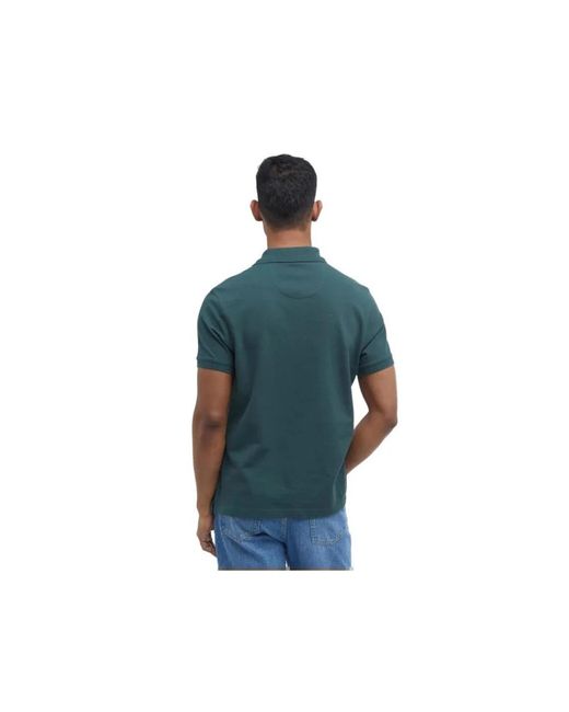 Barbour Green Polo Shirts for men