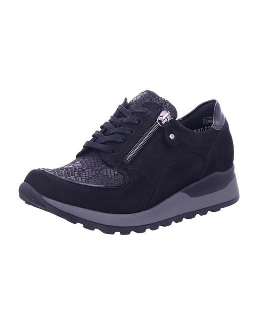 Waldläufer Blue Bequemer Schnürschuh Hiroko Soft