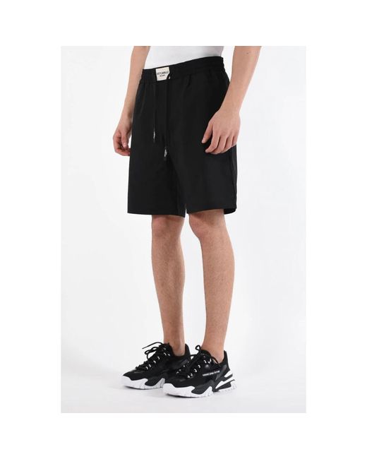 Just Cavalli Black Casual Shorts for men