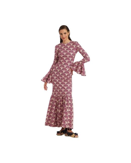 LaDoubleJ Maxi Dresses in het Red