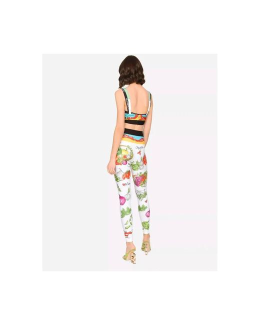 Trousers > leggings Dolce & Gabbana en coloris Multicolor