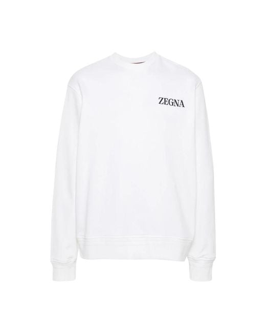 Zegna White Sweatshirts for men