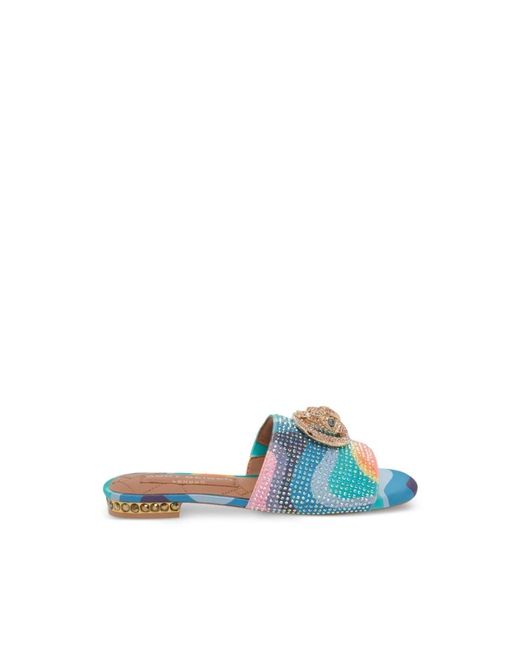 Kurt Geiger Blue Sliders