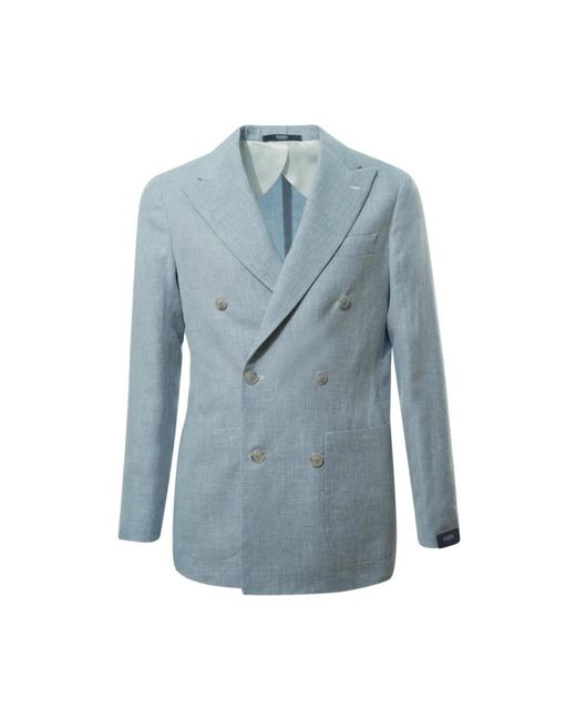 Barba Napoli Blue Blazers for men