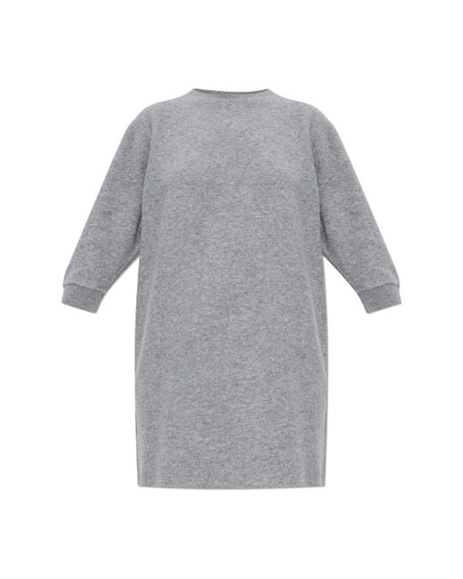 Max Mara Gray Knitted Dresses