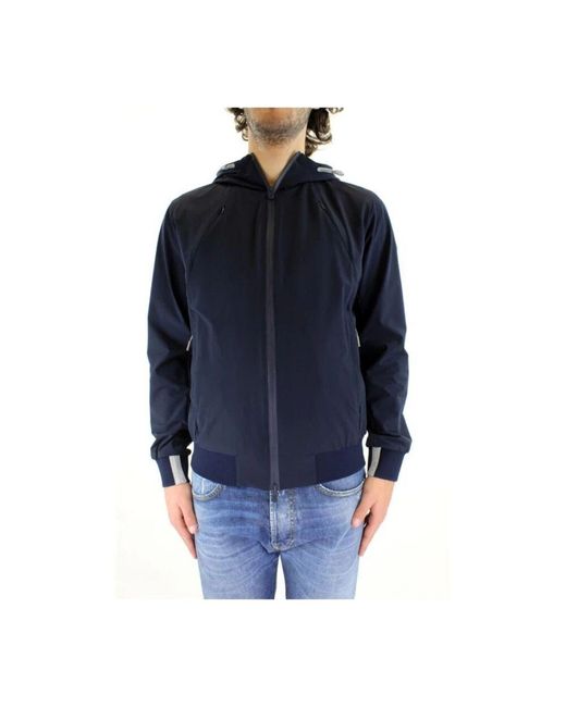 People Of Shibuya Marineblaue Kapuzenjacke Für Männer in Blue für Herren