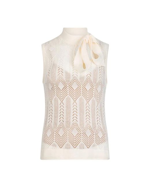 Sleeveless Tops Liu Jo de color Natural