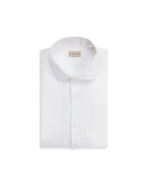 Xacus White Casual Shirts for men