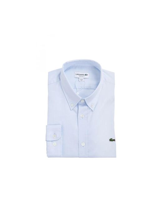Lacoste Blue Formal Shirts for men