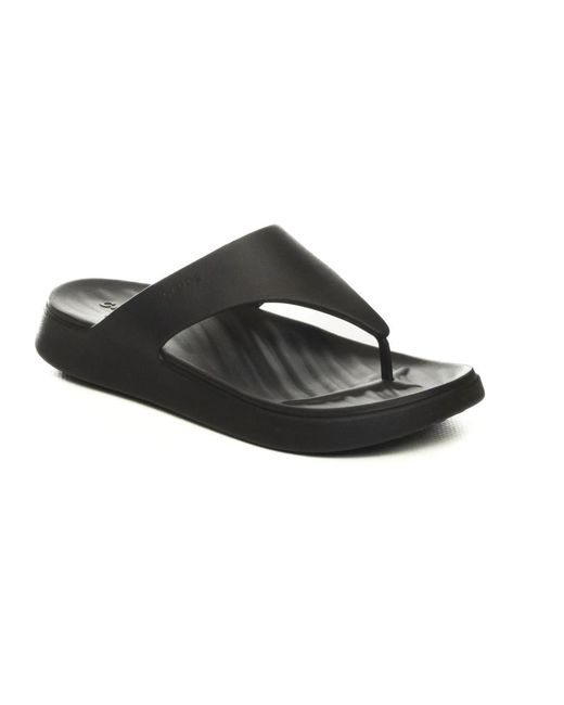 CROCSTM Black Flip Flops