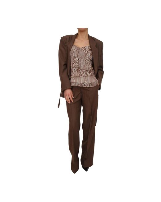 Blugirl Blumarine Brown Sleeveless Tops