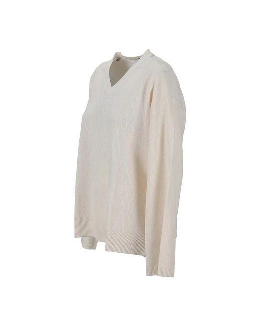ARMANI EXCHANGE Gray V-Neck Knitwear