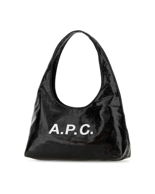 A.P.C. Black Shoulder Bags