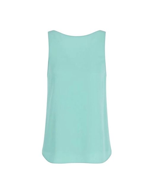 Emporio Armani Green Sleeveless Tops