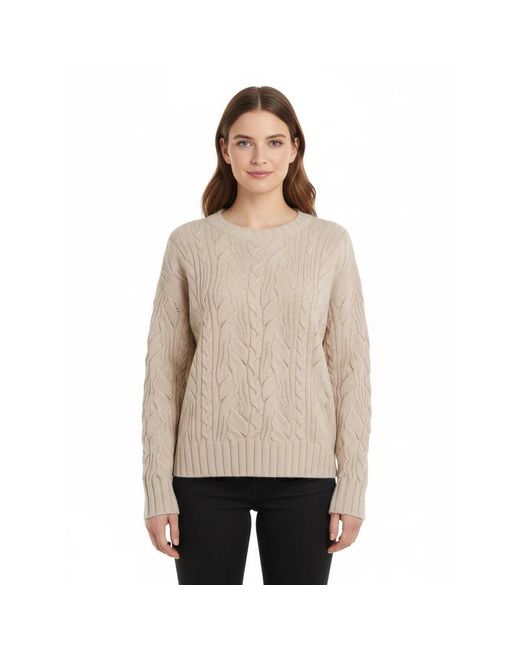 D.exterior Natural Round-Neck Knitwear