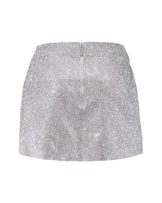 Nue Gray Short Skirts