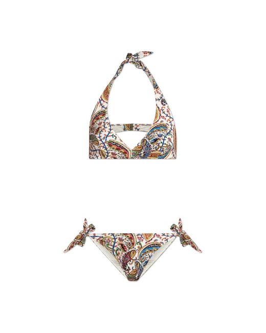 Etro White Bikinis