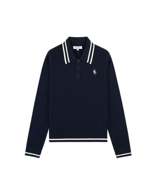 Sporty & Rich Polo Shirts in Blue | Lyst