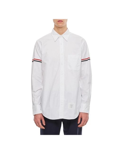 Thom Browne White Casual Shirts for men
