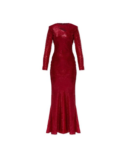 Self-Portrait Red Gowns