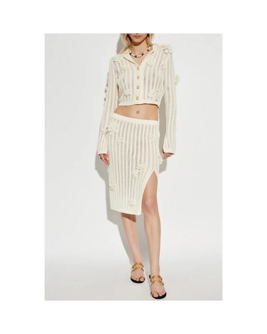 Midi Skirts di Casablanca in Natural