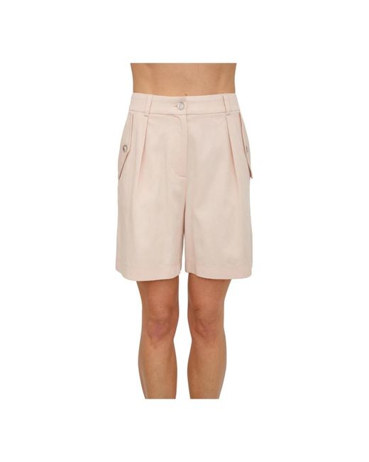 Nenette Shorts Rosa in het Natural