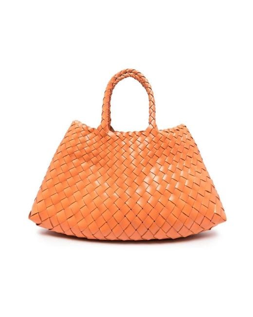 Dragon Diffusion Orange 8893 Gewebte Ledertasche