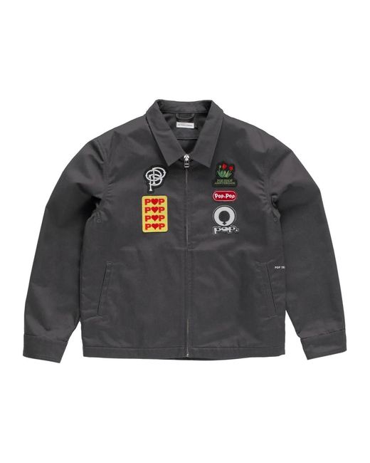 Light Jackets Pop Trading Co. de hombre de color Gray