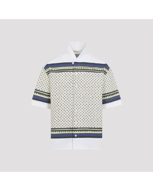 Mordecai Blue Short Sleeve Shirts for men