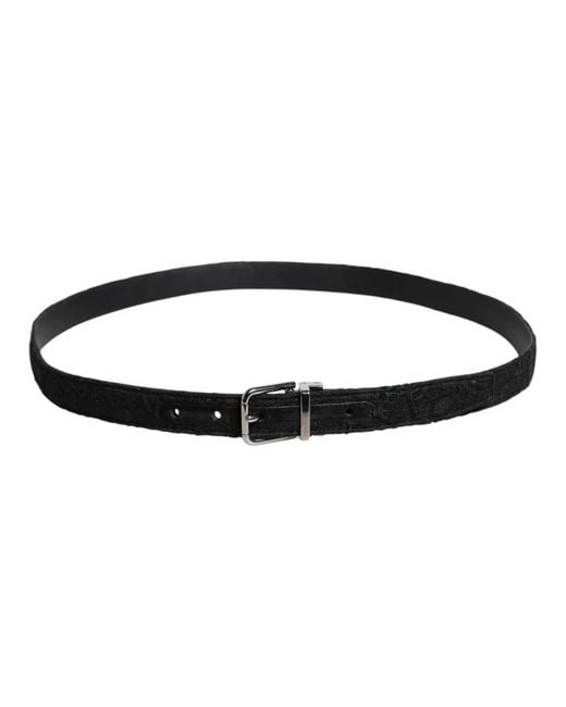 Dolce & Gabbana Black Belts for men